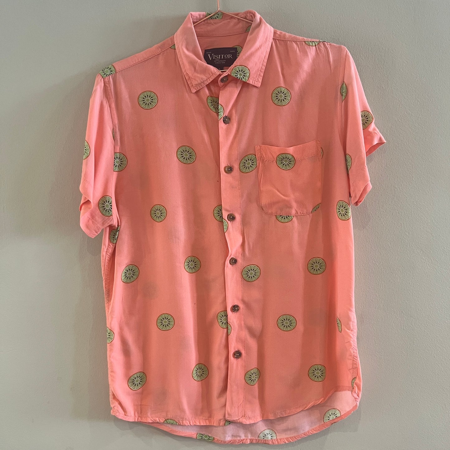 Kiwi Patterned Button Up