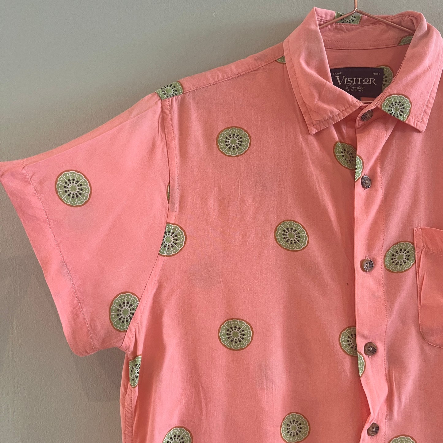 Kiwi Patterned Button Up